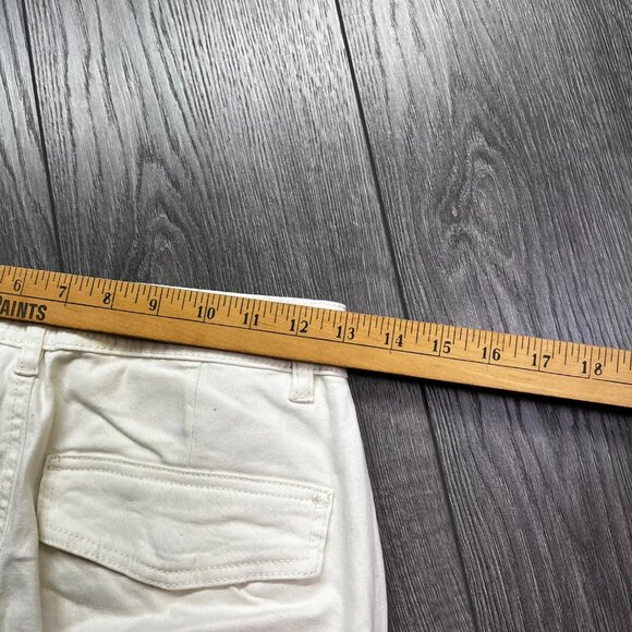 Forever 21 White Cargo Light Weight Pants XS NWT New Extra Small - Picture 9 of 11